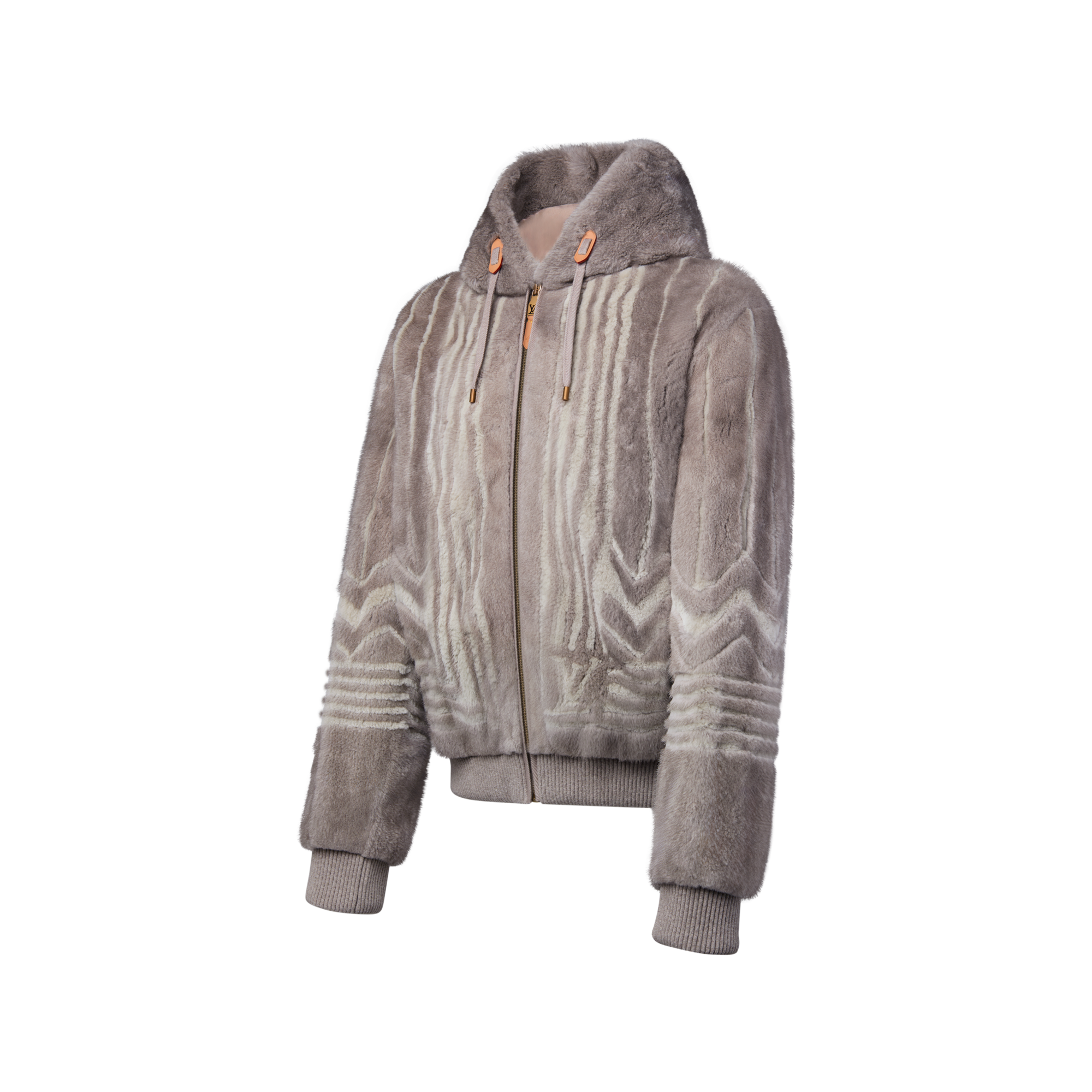Zipped Hooded Mink Blouson - Ready-to-Wear | LOUIS VUITTON